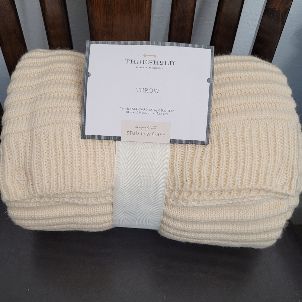 Threshold with Studio McGee throw blanket